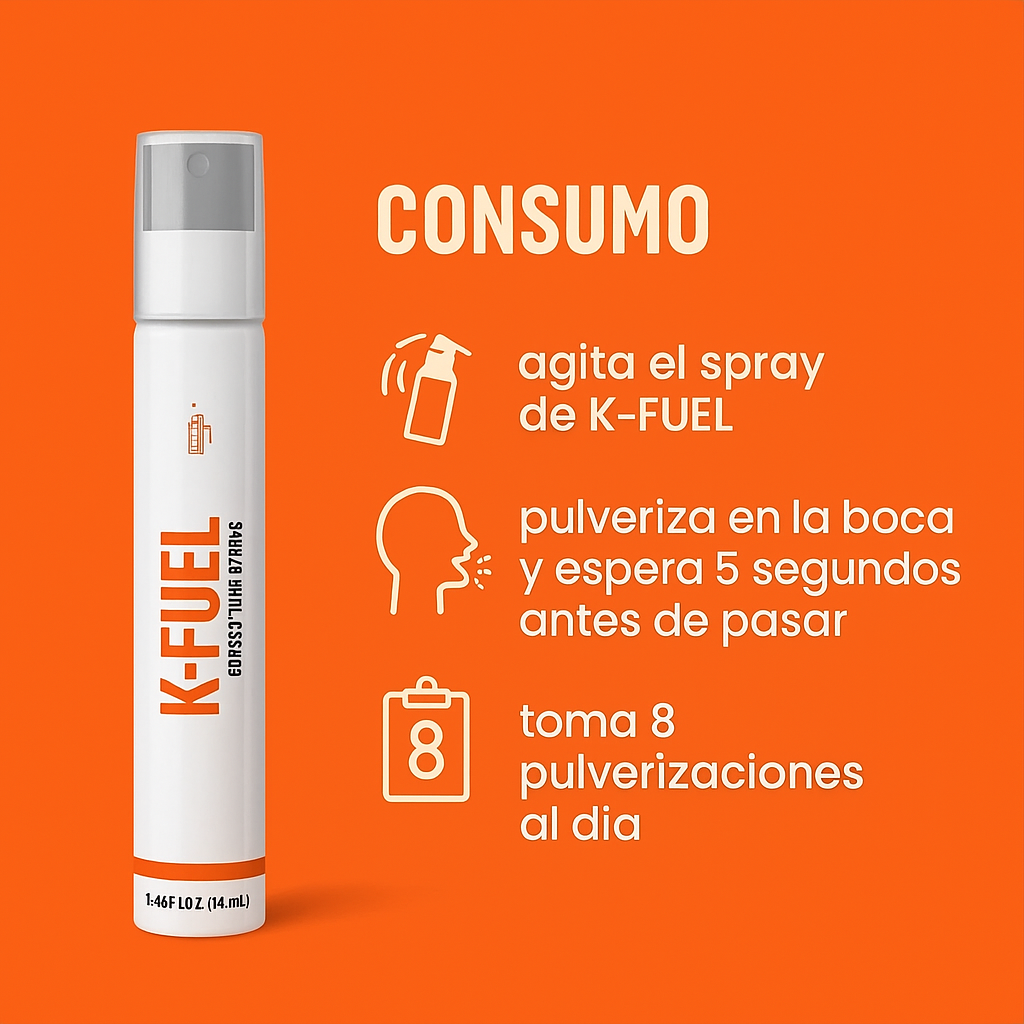 K-FUEL Spray Adelgazante 🌿💧⚡