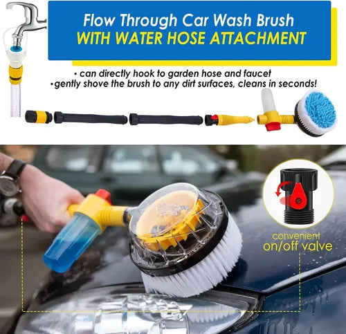 ✨🌀🚗 Cepillo Giratorio LimpiaFácil para Autos 🧽💦