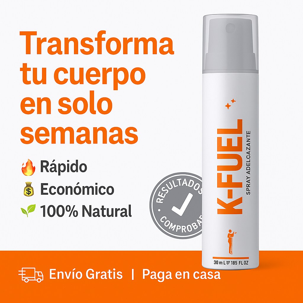 K-FUEL Spray Adelgazante 🌿💧⚡