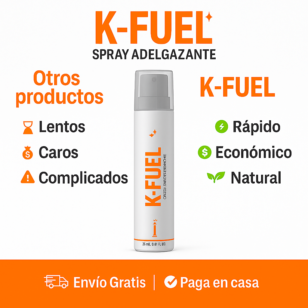 K-FUEL Spray Adelgazante 🌿💧⚡