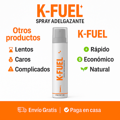 K-FUEL Spray Adelgazante 🌿💧⚡