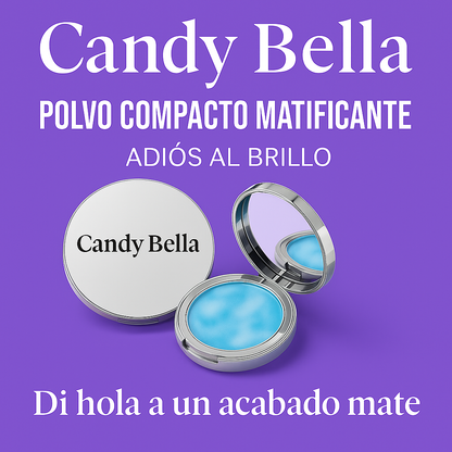 ✨ 🌸Candy Bella – Polvo compacto matificante 🌸✨