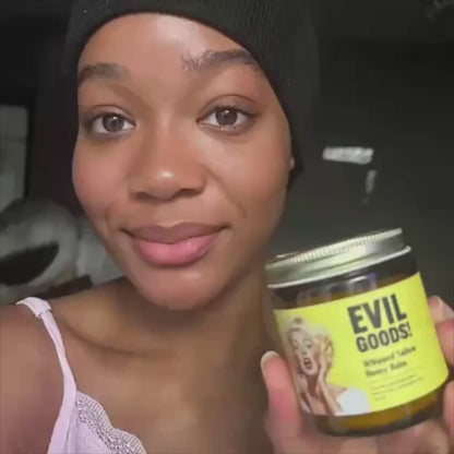 EVIL GOODS 🍯(ENVASE DE VIDRIO · TAPA DE CRISTAL) rejuvenece e hidrata "ORIGINAL CON SEBO DE RES 100 %